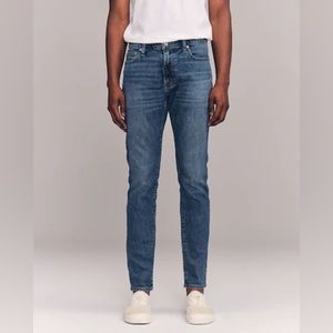 Men’s Abercrombie and Fitch Super skinny jeans medium wash